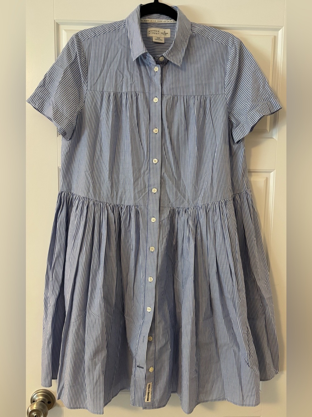 kate spade Blue and White Cotton Dress